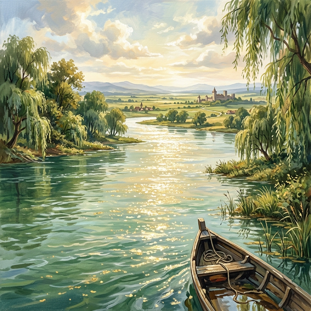 翡翠色のミルノ川